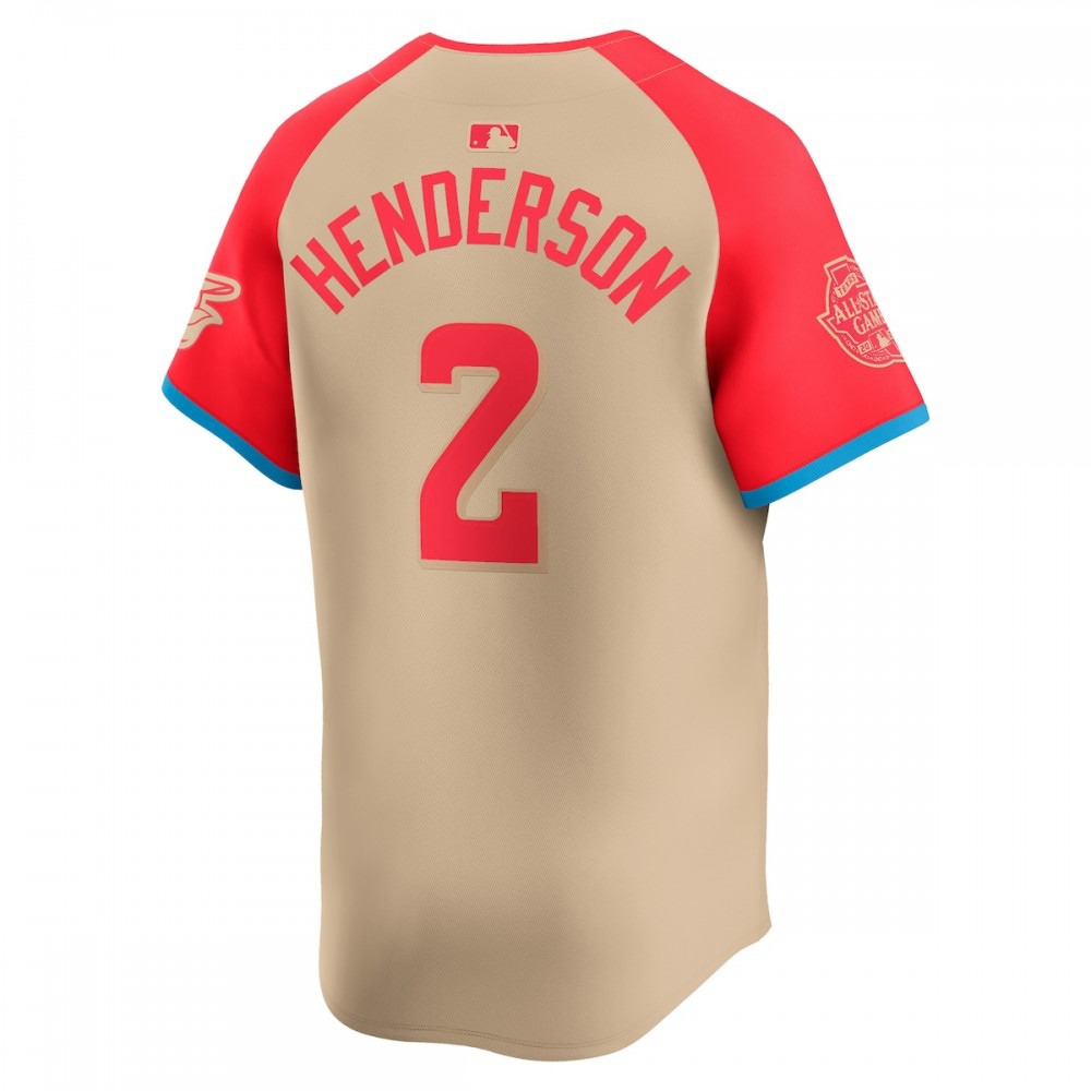 Gunnar Henderson American League 2024 MLB All-Star Game Limited Player Jersey - Cream-Pro Kit Vault | Brand New 26/27 Sports Jerseys